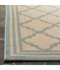 Safavieh Linden  Cream / Aqua LND121 8 ft. X 10 ft. Rectangle Rug