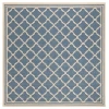 Safavieh Linden  Blue / Creme LND121 6 ft. 7 in. X 6 ft. 7 in. Square Rug