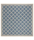 Safavieh Linden  Blue / Creme LND121 6 ft. 7 in. X 6 ft. 7 in. Square Rug