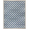 Safavieh Linden  Blue / Creme LND121 9 ft. X 12 ft. Rectangle Rug
