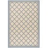 Safavieh Linden  Cream / Blue LND121 9 ft. X 12 ft. Rectangle Rug