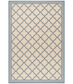 Safavieh Linden  Cream / Blue LND121 9 ft. X 12 ft. Rectangle Rug