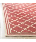 Safavieh Linden  Red / Creme LND121 6 ft. 7 in. X 6 ft. 7 in. Square Rug