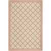 Safavieh Linden  Cream / Rust LND121 4 ft. X 6 ft. Rectangle Rug