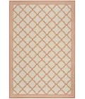 Safavieh Linden  Cream / Rust LND121 5 ft. 3 in. X 7 ft. 6 in. Rectangle Rug