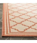 Safavieh Linden  Cream / Rust LND121 6 ft. 7 in. X 6 ft. 7 in. Square Rug