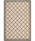 Safavieh Linden  Creme / Brown LND121 5 ft. 3 in. X 7 ft. 6 in. Rectangle Rug