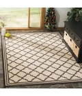 Safavieh Linden  Creme / Brown LND121 6 ft. 7 in. X 6 ft. 7 in. Square Rug