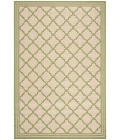 Safavieh Linden  Cream / Olive LND121 4 ft. X 6 ft. Rectangle Rug
