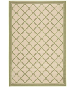 Safavieh Linden  Cream / Olive LND121 4 ft. X 6 ft. Rectangle Rug