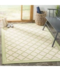 Safavieh Linden  Cream / Olive LND121 6 ft. 7 in. X 6 ft. 7 in. Square Rug
