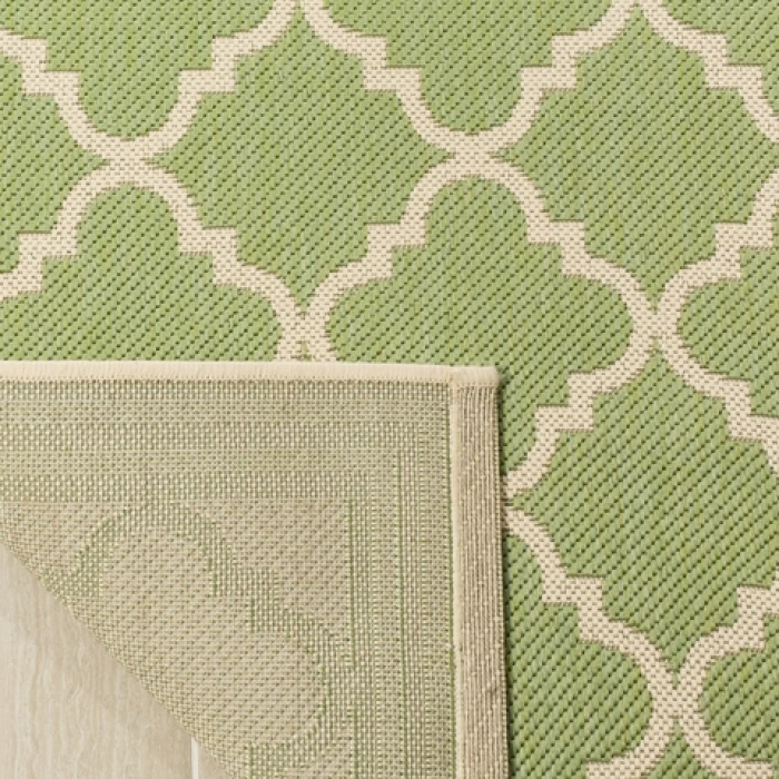 Safavieh Linden  Olive / Cream LND121 2 ft. 2 in. X 8 ft. Runner Rug