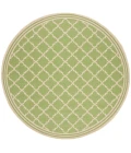 Safavieh Linden  Olive / Cream LND121 6 ft. 7 in. X 6 ft. 7 in. Round Rug