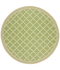 Safavieh Linden  Olive / Cream LND121 6 ft. 7 in. X 6 ft. 7 in. Round Rug