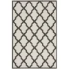 Safavieh Linden  Light Grey / Charcoal LND122 4 ft. X 6 ft. Rectangle Rug