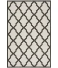 Safavieh Linden  Light Grey / Charcoal LND122 5 ft. 3 in. X 7 ft. 6 in. Rectangle Rug