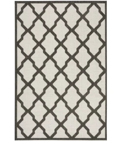 Safavieh Linden  Light Grey / Charcoal LND122 5 ft. 3 in. X 7 ft. 6 in. Rectangle Rug