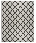 Safavieh Linden  Light Grey / Charcoal LND122 9 ft. X 12 ft. Rectangle Rug