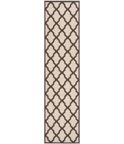 Safavieh Linden  Natural / Brown LND122 2 ft. 2 in. X 8 ft. Runner Rug