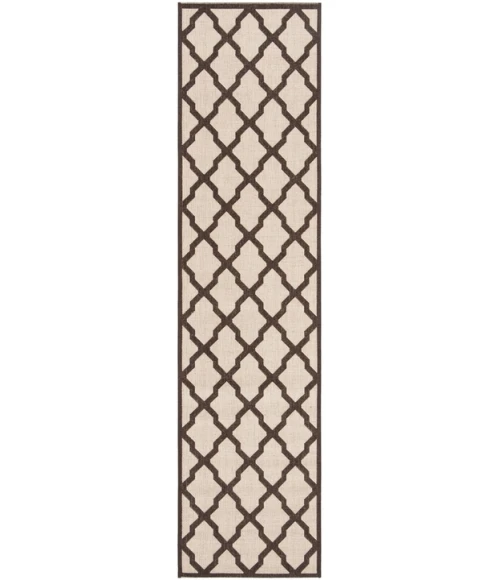 Safavieh Linden  Natural / Brown LND122 2 ft. 2 in. X 8 ft. Runner Rug