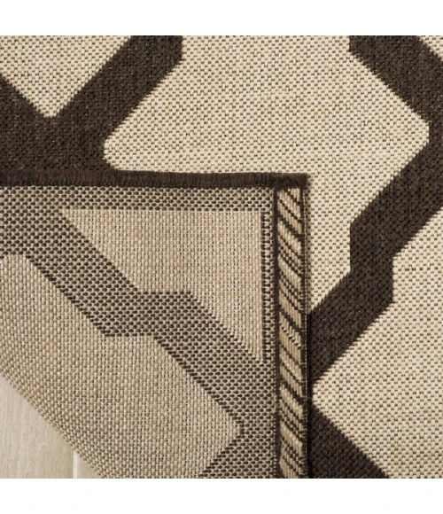 Safavieh Linden  Natural / Brown LND122 2 ft. 2 in. X 8 ft. Runner Rug