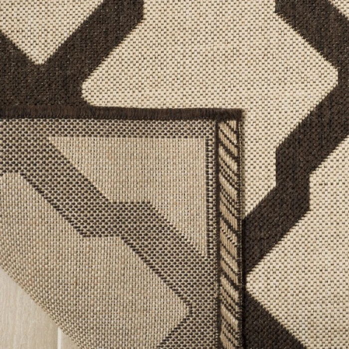 Safavieh Linden  Natural / Brown LND122 2 ft. 2 in. X 8 ft. Runner Rug