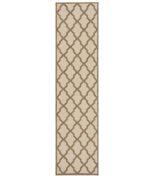 Safavieh Linden  Cream / Beige LND122 2 ft. 2 in. X 8 ft. Runner Rug