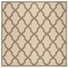 Safavieh Linden  Cream / Beige LND122 6 ft. 7 in. X 6 ft. 7 in. Square Rug
