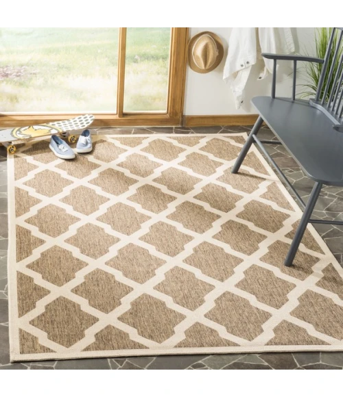 Safavieh Linden  Beige / Cream LND122 8 ft. X 10 ft. Rectangle Rug