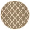 Safavieh Linden  Beige / Cream LND122 6 ft. 7 in. X 6 ft. 7 in. Round Rug