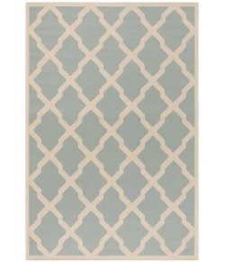 Safavieh Linden  Aqua / Cream LND122 9 ft. X 12 ft. Rectangle Rug