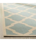 Safavieh Linden  Aqua / Cream LND122 9 ft. X 12 ft. Rectangle Rug