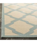Safavieh Linden  Cream / Aqua LND122 9 ft. X 12 ft. Rectangle Rug