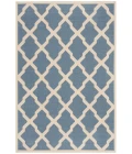 Safavieh Linden  Blue / Creme LND122 4 ft. X 6 ft. Rectangle Rug