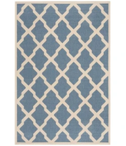 Safavieh Linden  Blue / Creme LND122 4 ft. X 6 ft. Rectangle Rug