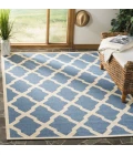 Safavieh Linden  Blue / Creme LND122 8 ft. X 10 ft. Rectangle Rug