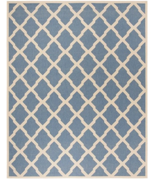 Safavieh Linden  Blue / Creme LND122 8 ft. X 10 ft. Rectangle Rug