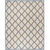 Safavieh Linden  Cream / Blue LND122 9 ft. X 12 ft. Rectangle Rug