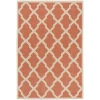 Safavieh Linden  Rust / Creme LND122 4 ft. X 6 ft. Rectangle Rug