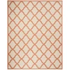Safavieh Linden  Cream / Rust LND122 9 ft. X 12 ft. Rectangle Rug