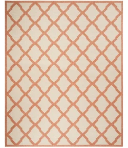 Safavieh Linden  Cream / Rust LND122 9 ft. X 12 ft. Rectangle Rug