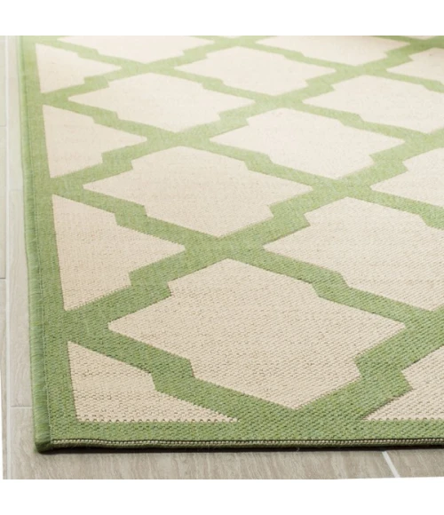 Safavieh Linden  Cream / Olive LND122 8 ft. X 10 ft. Rectangle Rug