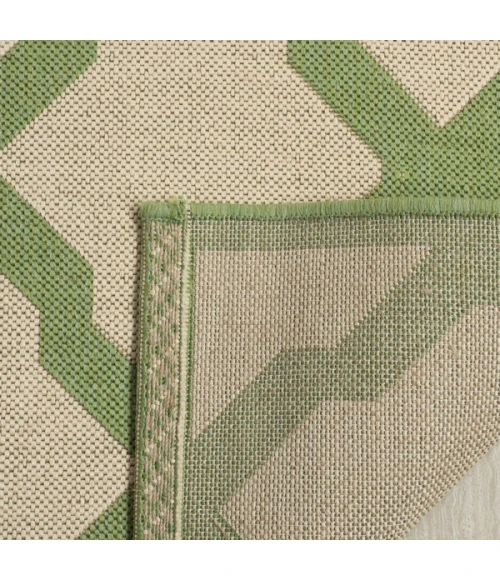 Safavieh Linden  Cream / Olive LND122 8 ft. X 10 ft. Rectangle Rug