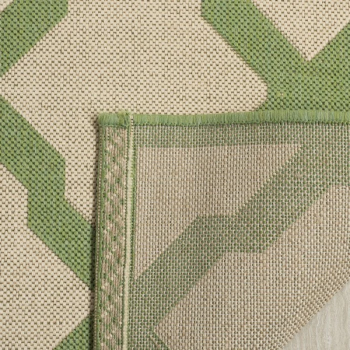 Safavieh Linden  Cream / Olive LND122 8 ft. X 10 ft. Rectangle Rug