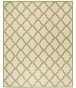 Safavieh Linden  Cream / Olive LND122 8 ft. X 10 ft. Rectangle Rug