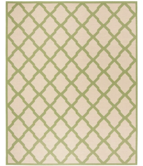 Safavieh Linden  Cream / Olive LND122 8 ft. X 10 ft. Rectangle Rug
