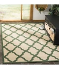 Safavieh Linden  Cream / Green LND122 9 ft. X 12 ft. Rectangle Rug