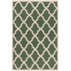 Safavieh Linden  Green / Creme LND122 4 ft. X 6 ft. Rectangle Rug