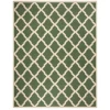 Safavieh Linden  Green / Creme LND122 9 ft. X 12 ft. Rectangle Rug
