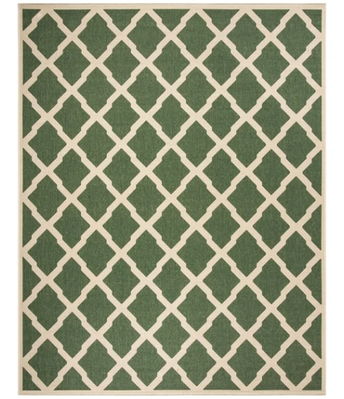 Safavieh Linden  Green / Creme LND122 9 ft. X 12 ft. Rectangle Rug